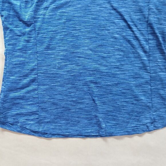 Lady Hagen V-Neck T-Shirt Womens Medium Blue Collared Golf Tennis Sport Tee - Picture 5 of 9